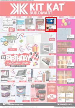 Kit Kat Cash And Carry : Build (23 September - 20 October 2021), page 1