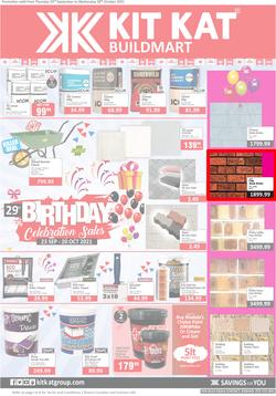 Kit Kat Cash And Carry : Build (23 September - 20 October 2021), page 1