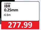 IBR 0.25mm x 6.6m