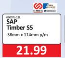 SAP Timber S5 38mm x 114mm P/M