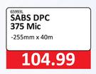 SABS DPC 375 Mic-255mm x 40m