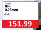 IBR 0.25mm x 3.6m