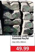 Concrete Lintel Maxi Assorted-Per meter
