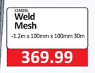 Weld Mesh -1.2m x 100mm x 100mm 30m