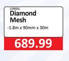 Diamond Mesh-1.8m x 90mm x 30m