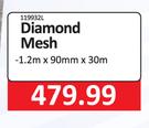 Diamond Mesh-1.2m x 90mm x 30m