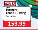 Watex Hosepro Econo + Fitting 12mm x 20m