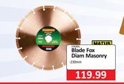 Matus Blade Fox Diam Masonry 230mm