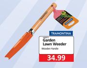 Tramontina Garden Lawn Weeder Wooden Handle