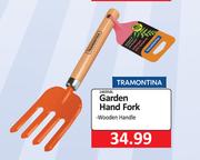 Tramontina Garden Hand Fork Wooden Handle