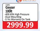 Supahot Geyser 100L