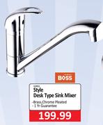 Boss Style Desk Type Sink Mixer