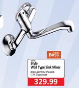 Boss Style Wall Type Sink Mixer
