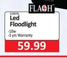 Flash LED Floodlight 10W