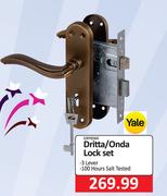 Yale Dritta/Onda Lock Set