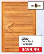 Solid Doors Pivot Horizontal