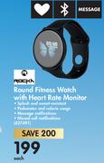 Rocka Round Fitness Watch With Heart Rate Monitor