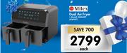 Milex Dual Air Fryer MDA002