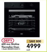 Defy 600mm Slimline Thermofan Oven DBO489E