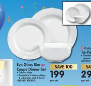 Evo Gloss Rim Or Coupe Dinner Set-Per Set