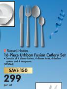 Russell Hobbs 16 Piece Urhban Fusion Cutlery Set-Per Set