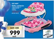 Just Baby Walker & Rocker-Each