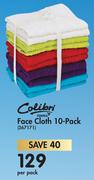 Colibri Face Cloth 10 Pack-Per Pack