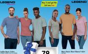 Legend Men's Basic Short Sleeve T-Shirt-Each