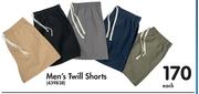 Legend Men's Twill Shorts-Each