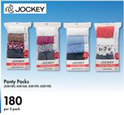 Jockey Panty Packs-Per 5 Pack