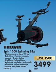 Trojan Spin 1200 Spinning Bike offer at Game
