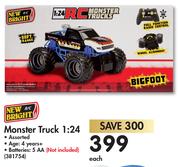 New Bright Monster Truck 1:24-Each