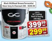 GC Coating Roof & Paving Red-20Ltr Each