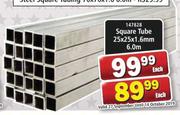 Steel Square Tubing 6.0m-50 x 50 x 1.6