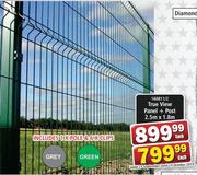True View Panel + Post-2.5m x 1.8m Each