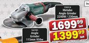 Metabo Angle Grinder 2200W 230mm-Each