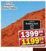 Building Sand 5m3 Red-Each
