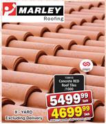 Concrete Red Roof Tiles-Per 1000