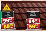 Euro Tile Burgandy-Each