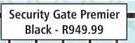 Security Gate Premier Black