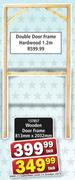 Double Door Frame Hardwood 1.2m