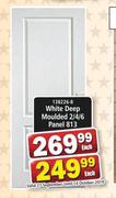 White Deep Moulded 2/4/6 Panel-813 Each