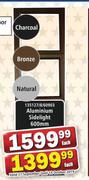 Aluminium Sidelight 600mm-Each