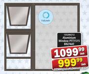 Aluminium Window PT1515 BRZ/NAT-Each