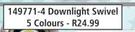 4 Downlight Swivel 5 Colours