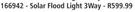 Solar Flood Light 3 Way-Each