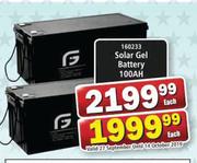 Solar Gel Battery 200AH