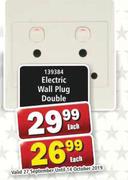 Electric Wall Plug Double-Each
