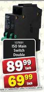ISO Main Switch Double-Each