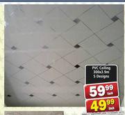 Special Pvc Ceiling 300x3 9m 5 Designs Each Www Guzzle Co Za